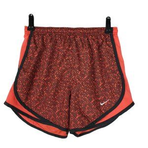 Nike DRI-FIT Meteor Tempo Womens XS 3" Orange Black Running Shorts 719779 696